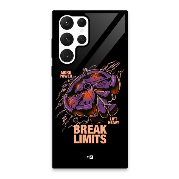 Break Limits Glass Back Case for Galaxy S22 Ultra 5G