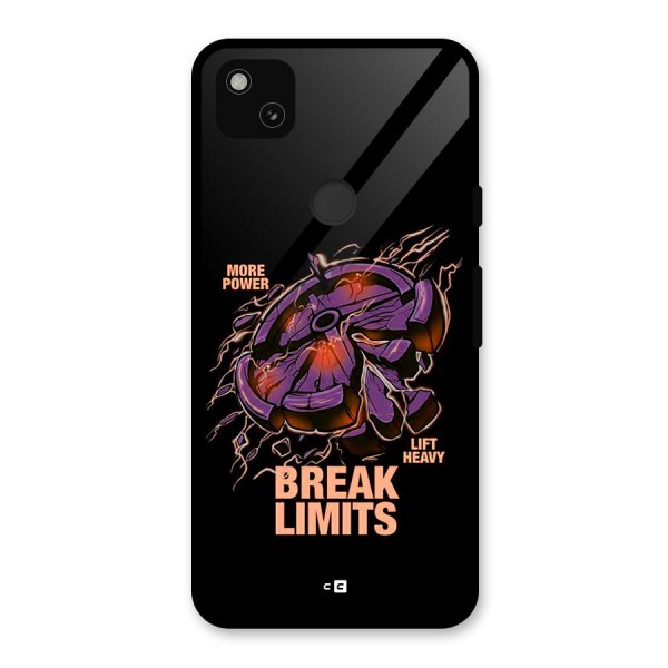 Break Limits Glass Back Case for Google Pixel 4a