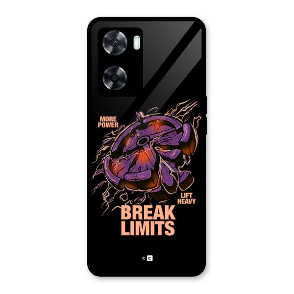 Break Limits Glass Back Case for Oppo A77