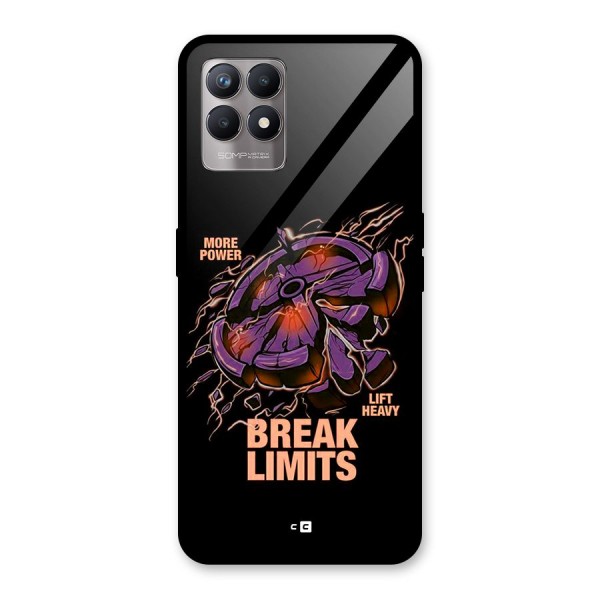Break Limits Glass Back Case for Realme 8i
