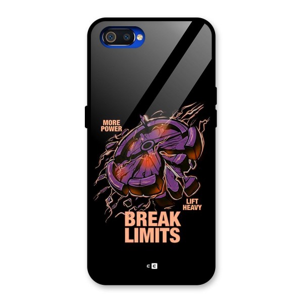 Break Limits Glass Back Case for Realme C2