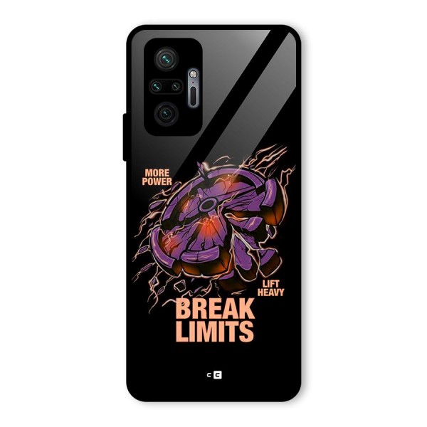 Break Limits Glass Back Case for Redmi Note 10 Pro Max