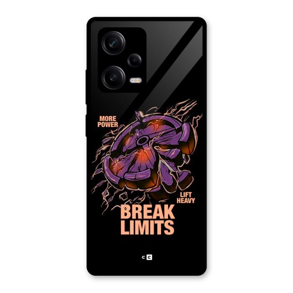 Break Limits Glass Back Case for Redmi Note 12 Pro