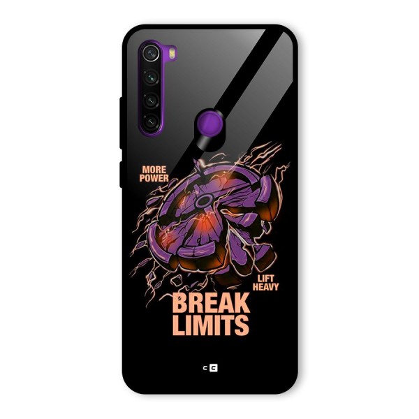 Break Limits Glass Back Case for Redmi Note 8