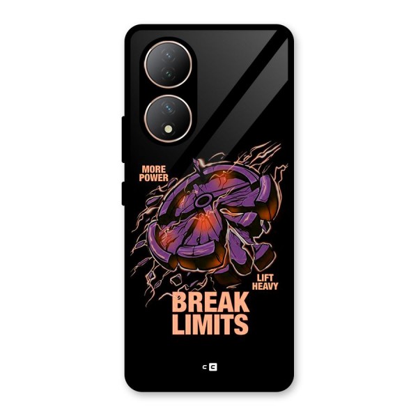 Break Limits Glass Back Case for Vivo Y100A