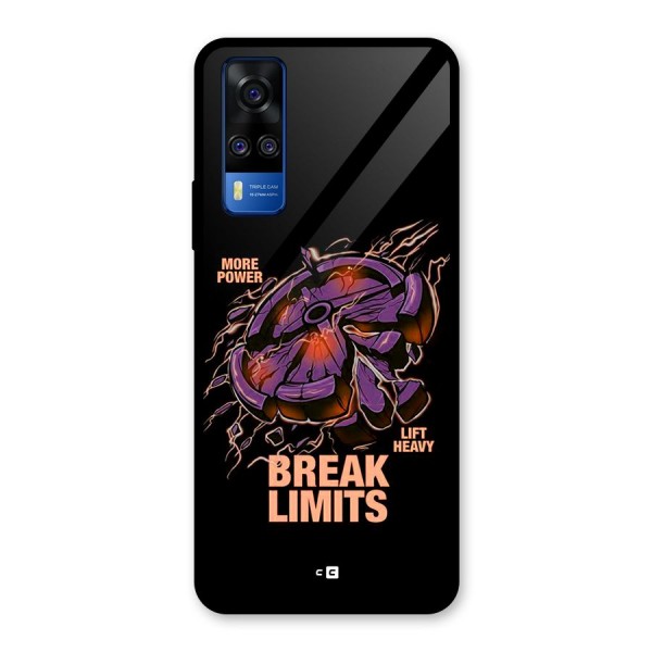 Break Limits Glass Back Case for Vivo Y51A