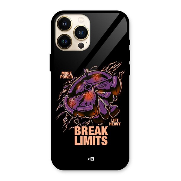 Break Limits Glass Back Case for iPhone 13 Pro Max