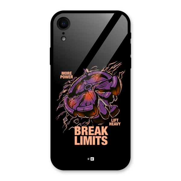 Break Limits Glass Back Case for iPhone XR