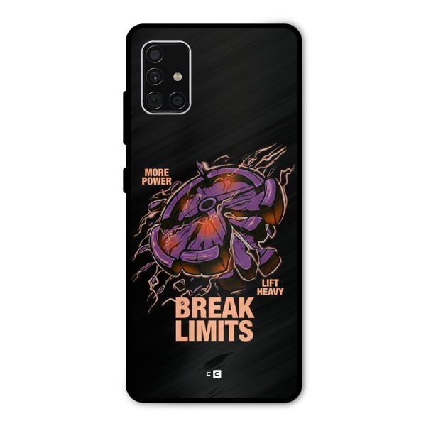 Break Limits Metal Back Case for Galaxy A51