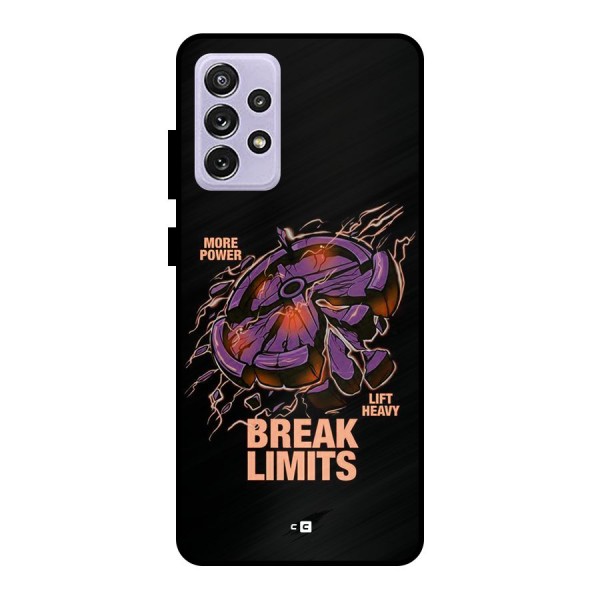 Break Limits Metal Back Case for Galaxy A72