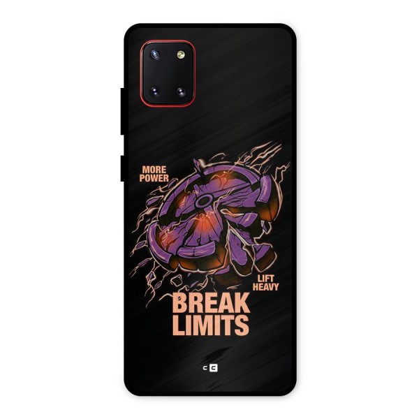 Break Limits Metal Back Case for Galaxy Note 10 Lite