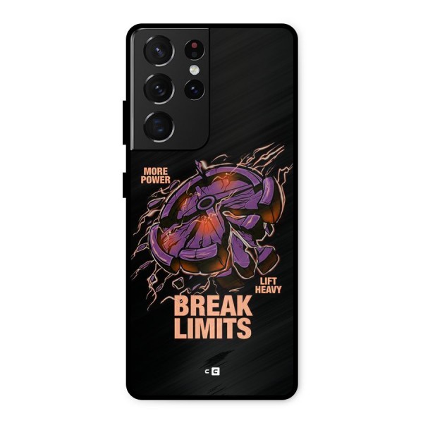 Break Limits Metal Back Case for Galaxy S21 Ultra 5G