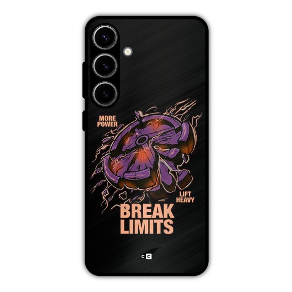 Break Limits Metal Back Case for Galaxy S24 Plus
