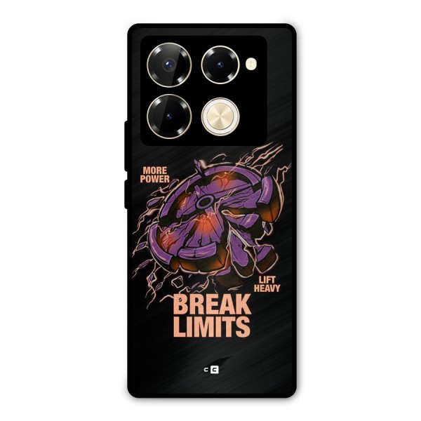 Break Limits Metal Back Case for Infinix Note 40 Pro Plus