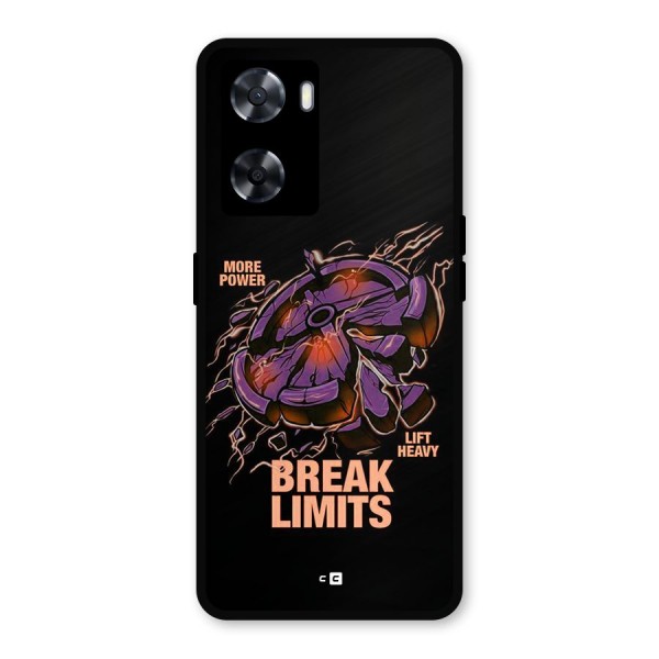 Break Limits Metal Back Case for Oppo A57 2022
