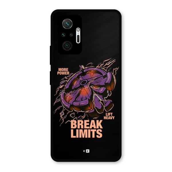 Break Limits Metal Back Case for Redmi Note 10 Pro