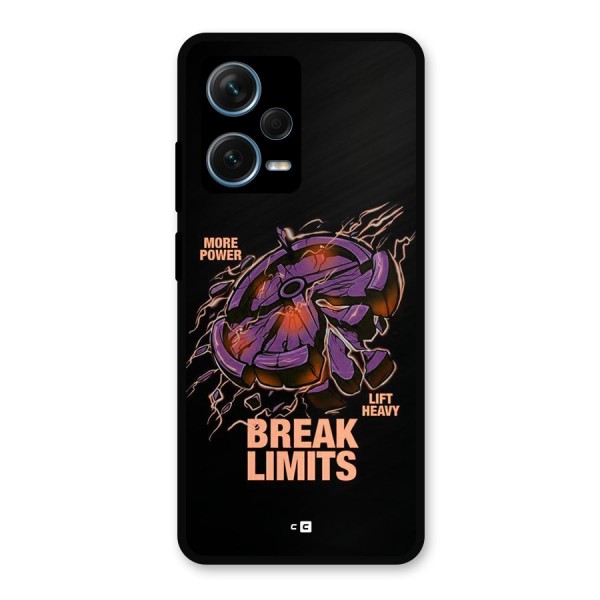 Break Limits Metal Back Case for Redmi Note 12 Pro Plus 5G