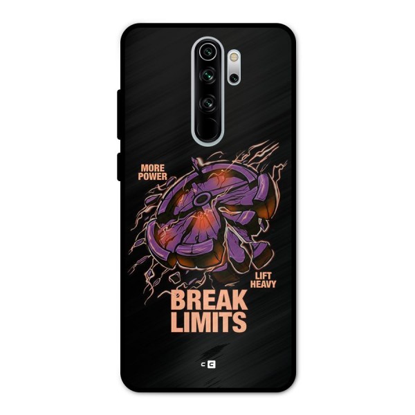 Break Limits Metal Back Case for Redmi Note 8 Pro