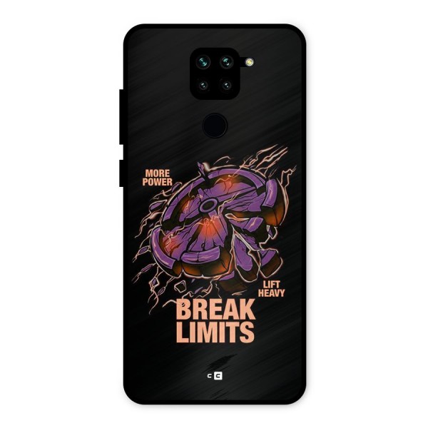 Break Limits Metal Back Case for Redmi Note 9