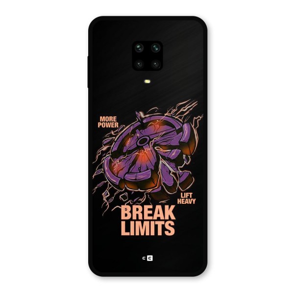 Break Limits Metal Back Case for Redmi Note 9 Pro Max