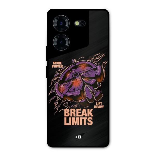 Break Limits Metal Back Case for Tecno Pova 5 Pro 5G