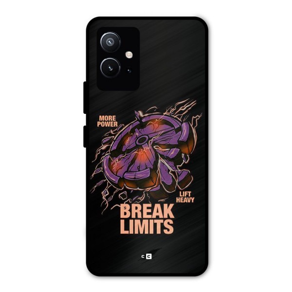 Break Limits Metal Back Case for Vivo T1 5G