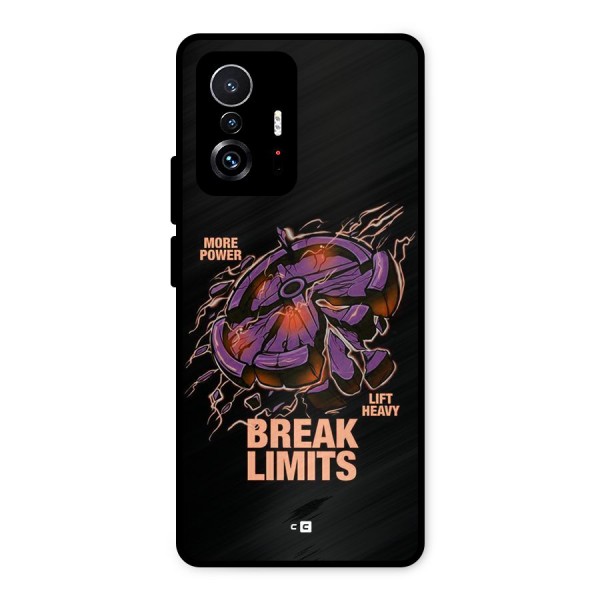 Break Limits Metal Back Case for Xiaomi 11T Pro