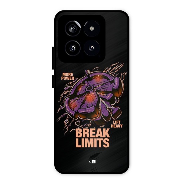 Break Limits Metal Back Case for Xiaomi 14