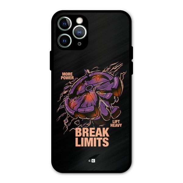 Break Limits Metal Back Case for iPhone 11 Pro Max