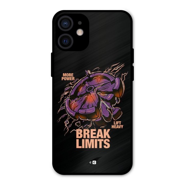 Break Limits Metal Back Case for iPhone 12 Mini