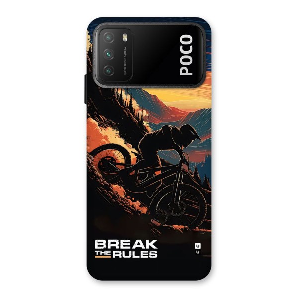 Break The Rules Back Case for Poco M3