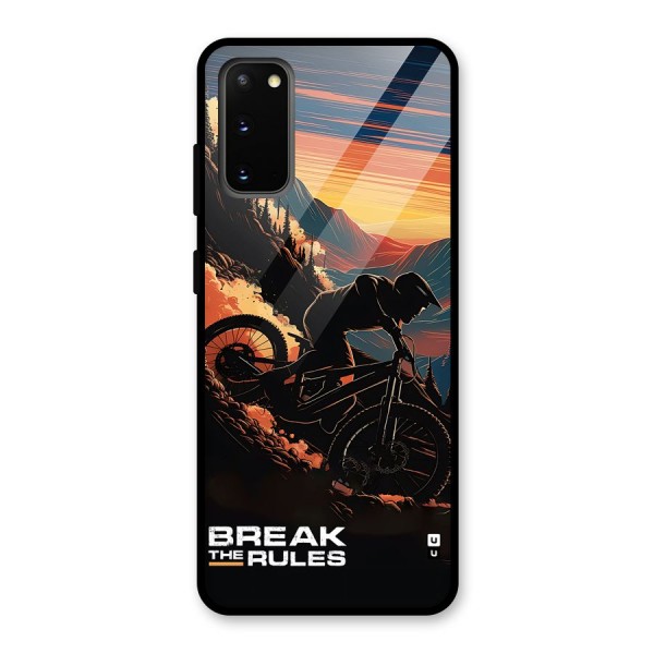 Break The Rules Glass Back Case for Galaxy S20