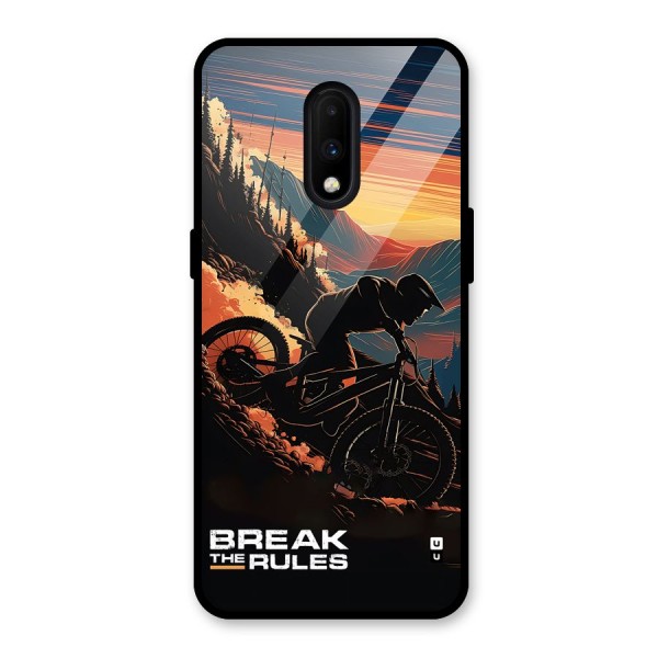 Break The Rules Glass Back Case for OnePlus 7