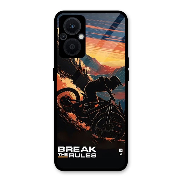 Break The Rules Glass Back Case for Oppo F21s Pro 5G