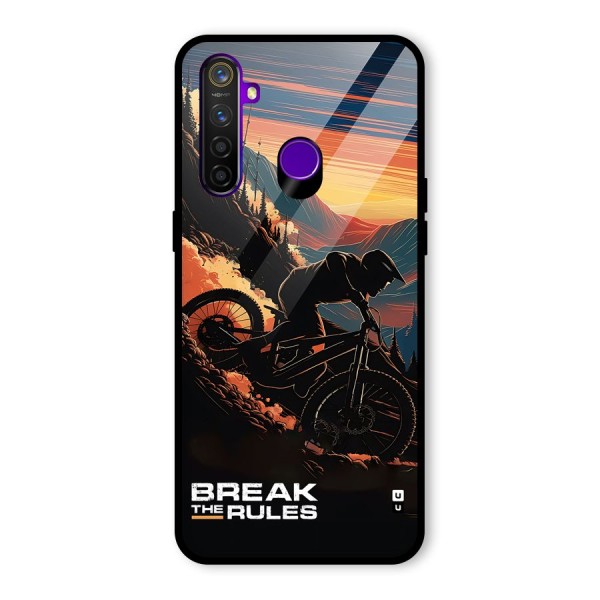 Break The Rules Glass Back Case for Realme 5 Pro