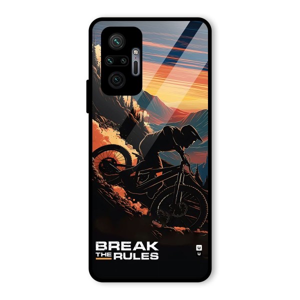 Break The Rules Glass Back Case for Redmi Note 10 Pro Max