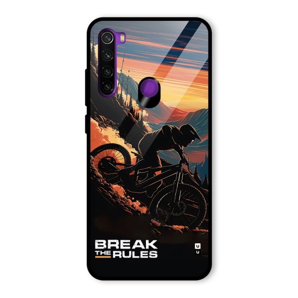 Break The Rules Glass Back Case for Redmi Note 8