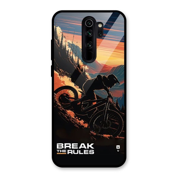 Break The Rules Glass Back Case for Redmi Note 8 Pro