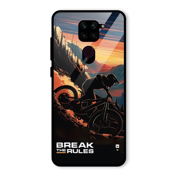 Break The Rules Glass Back Case for Redmi Note 9