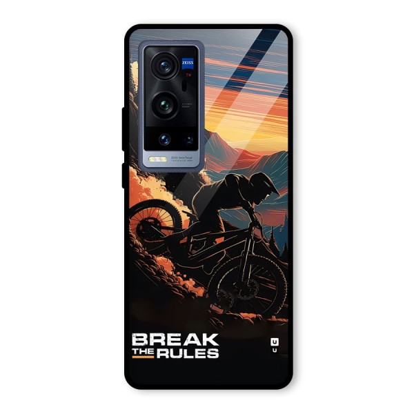 Break The Rules Glass Back Case for Vivo X60 Pro Plus