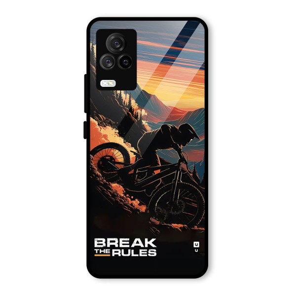 Break The Rules Glass Back Case for Vivo iQOO 7 Legend 5G