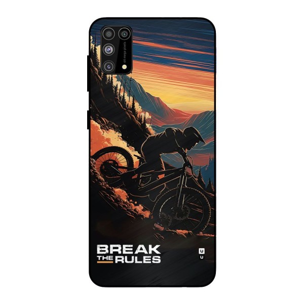 Break The Rules Metal Back Case for Galaxy F41