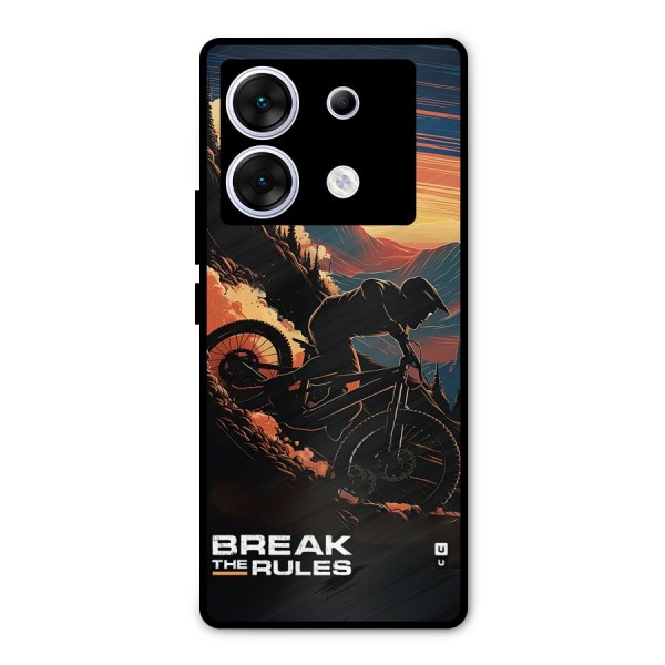 Break The Rules Metal Back Case for Infinix Zero 30 5G