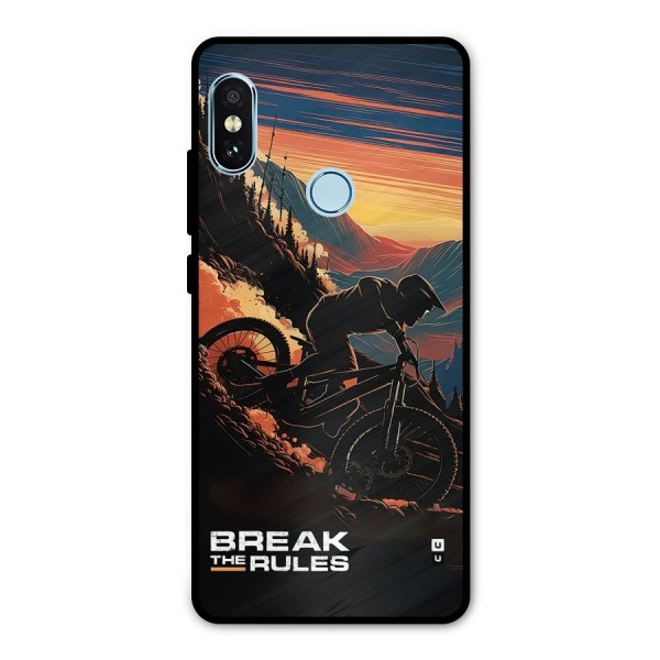 Break The Rules Metal Back Case for Redmi Note 5 Pro