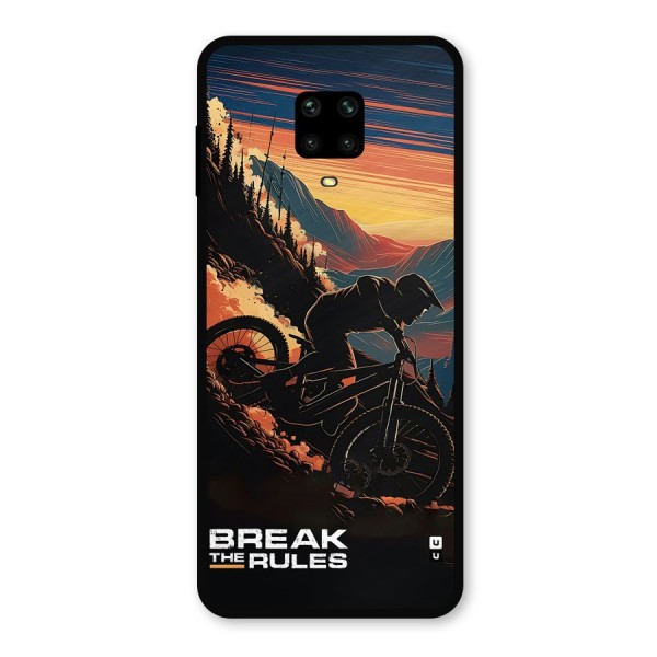 Break The Rules Metal Back Case for Redmi Note 9 Pro Max