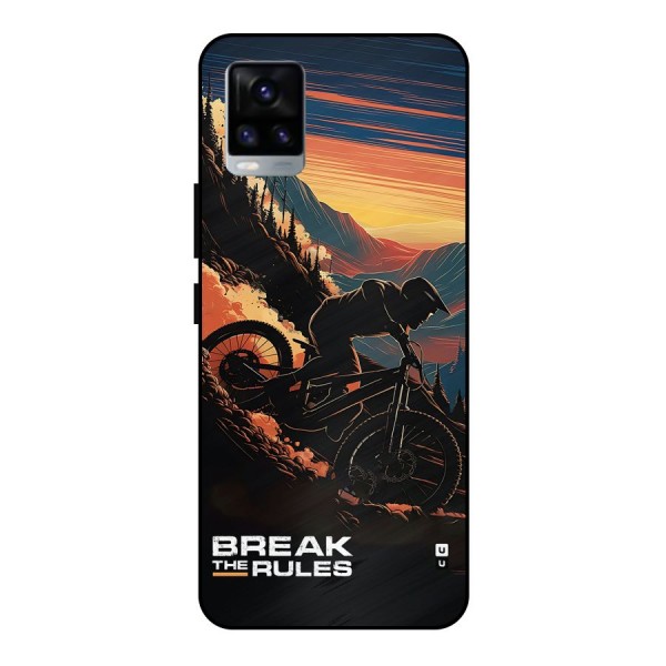 Break The Rules Metal Back Case for Vivo V20