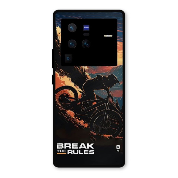 Break The Rules Metal Back Case for Vivo X80 Pro