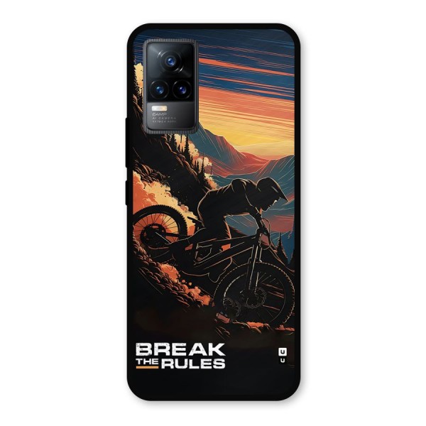 Break The Rules Metal Back Case for Vivo Y73