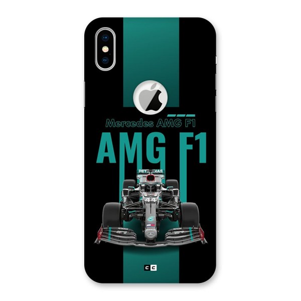 Brisk Car Back Case for iPhone X Logo Cut