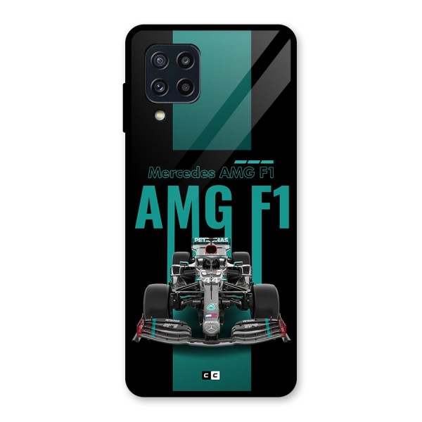 Brisk Car Glass Back Case for Galaxy M32